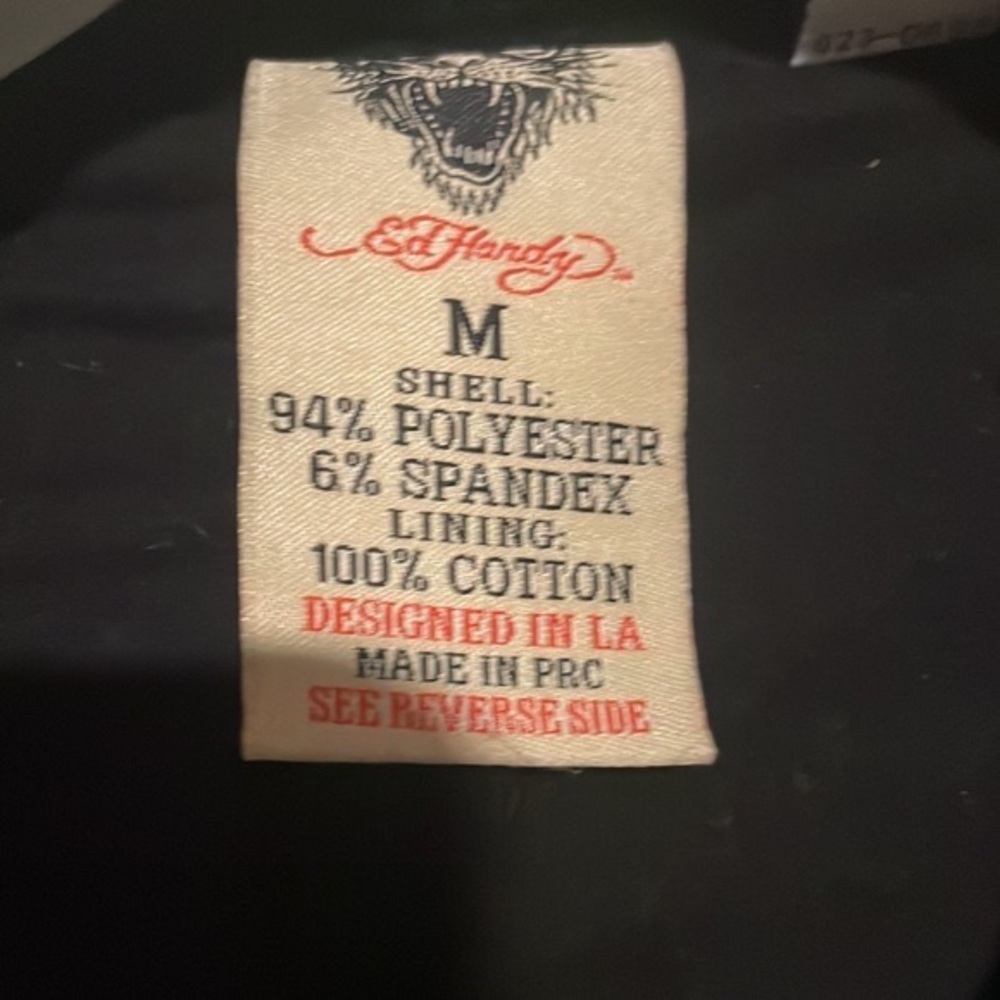 Ed Hardy Leopard Animal pattern Jacket - image 4